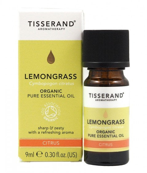 Tisserand Aromatherapy Lemongrass Essential Oil 9ml framsida