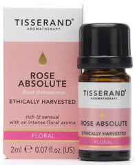 Tisserand Rose Absolute baksida etikett