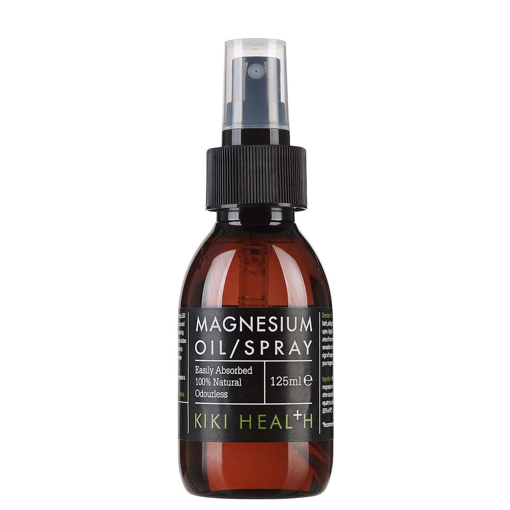 Magnesium Oil Spray 125 ml baksida med användarinstruktioner