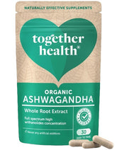 Together Organic Ashwagandha 30 kapslar framsida