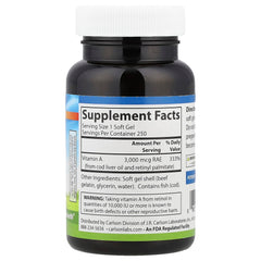 Vitamin A 3000mcg RAE ingredienser lista