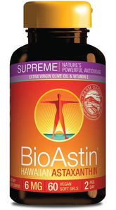 Cyanotech Co - Hawaiian Astaxanthin Supreme - 60 Vegan Sgels