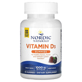 Nordic Naturals 1000IU Wild Berry baksida