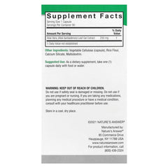 Nature's Answer Aloe Vera Phytogel baksida