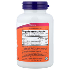 Calcium Ascorbate ingredienser och etikett