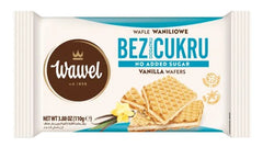 Wawel Vanilla Wafers Sugar-Free 110g baksida näringsfakta