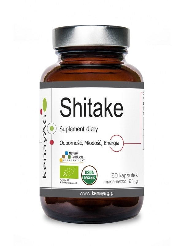 Shiitake-extrakt – 60 kapslar framsida