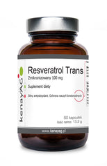 Kenay Resveratrol Trans Micronized baksida näringsfakta
