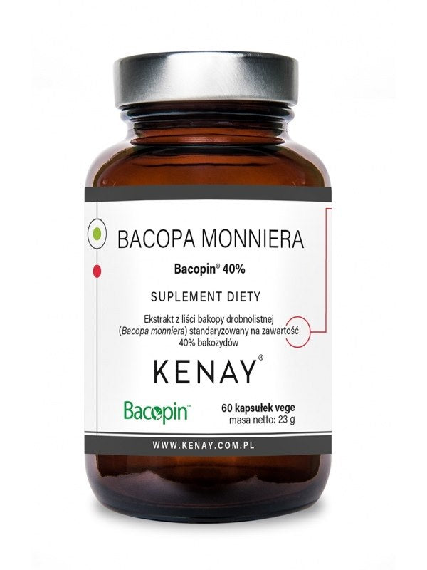 Bacopa Monnieri – Bacopin® 40% framsida förpackning