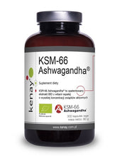 Organic Ashwagandha KSM-66 – 300 kapslar framsida