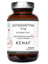 Kenay - Astaxanthin - 12mg, 30 kapsler
