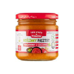 Primavika Tomato Chickpea Plant-Based Pâté baksida näringsfakta