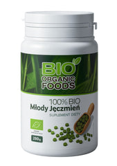 BOF Young Barley 280g baksida näringsinformation