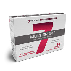 7Nutrition Multisport 60 Caps baksida näringsfakta