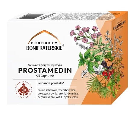 Produkty Bonifraterskie Prostamedin 60 kapslar framsida