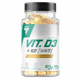 Trec Nutrition - Vit D3 + K2 MK-7 - 60 kapsler