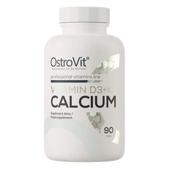 Vitamin D3 + K2 Calcium 90 tabletter framsida