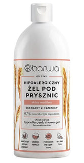 Barwa - Hypoallergeeninen Suihkugeeli Vehnäuutteella 400ml