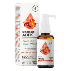 Vitamin ADEK – Fettlösliga vitaminer baksida med näringsinformation