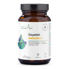 Cissus Immuno+ baksida med näringsinformation