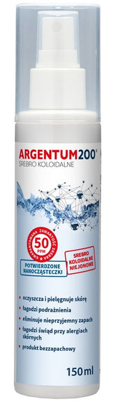 Argentum200 Colloidal Silver 150ml framsida