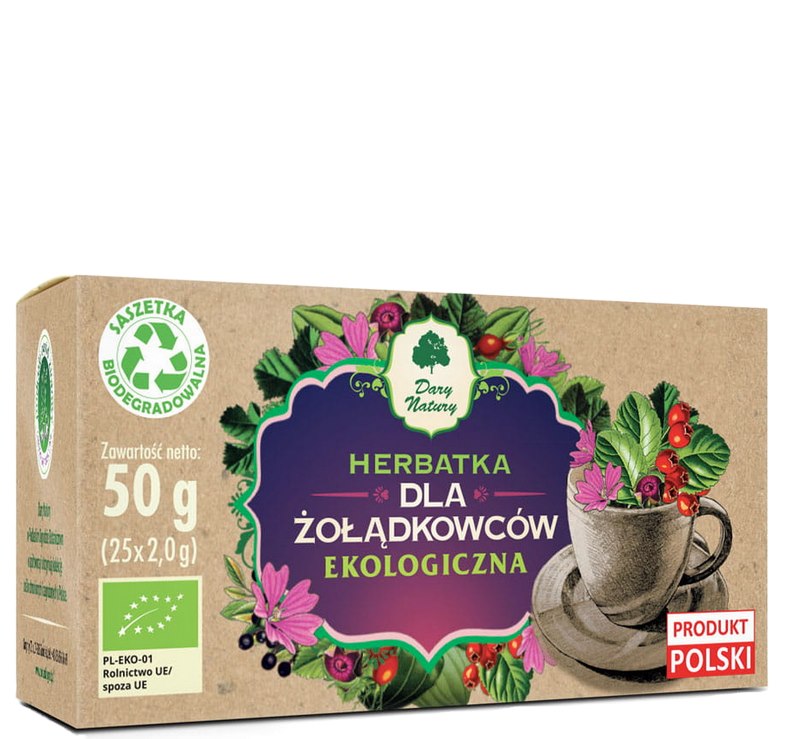 Dary Natury Herbal Tea For Stomach Fix Organic framsida
