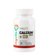 Myvita Calcium + D3 Forte framsida förpackning