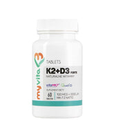Myvita Vitamin K2+D3 Forte baksida näringsinformation