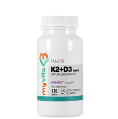 Myvita Vitamin K2 100mcg + D3 4000IU framsida