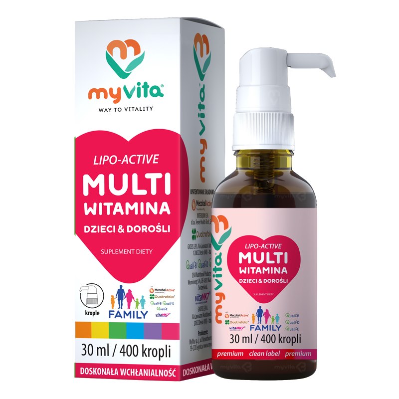 Myvita Lipo-Active Multi Vitamin 30ml framsida