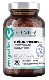 MyVita Sodium Butyrate Forte näringsfakta baksida