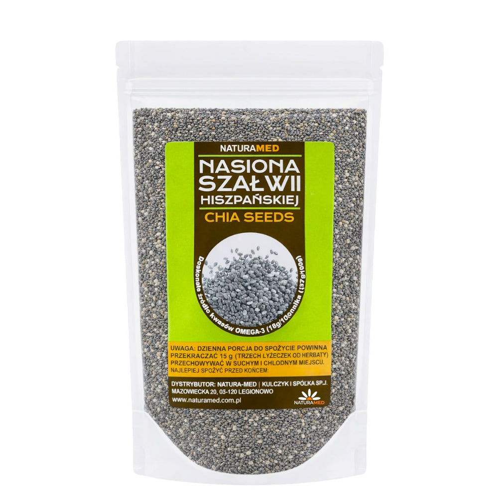 Natura-Med Chia Seeds förpackning framsida