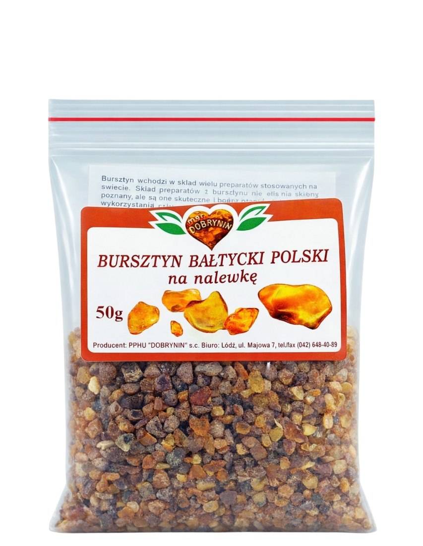 Dobrynin Baltic Amber Polish baksida etikett