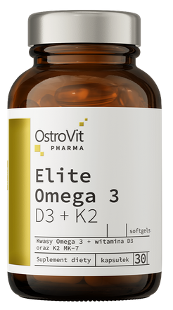Elite Omega 3 D3 + K2 framsida