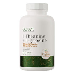 L-Theanine + L-Tyrosine 90 kapslar framsida