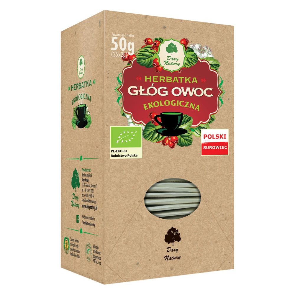Dary Natury Organic Hawthorn Fruit Tea framsida