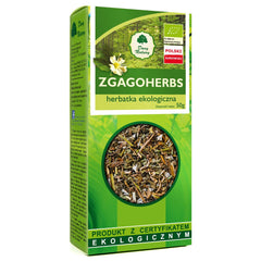 Dary Natury Organic Heartburn Relief Herbal Tea baksida
