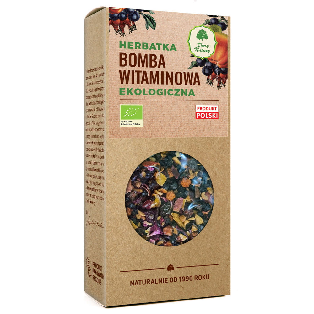 Dary Natury Organic Vitamin Bomb Tea framsida