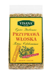Visana Italian Spice baksida näringsinformation