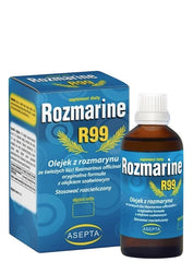 Asepta Rosemary R99 10ml baksida etikett