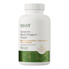 OstroVit Turmeric + Black Pepper + Ginger baksida