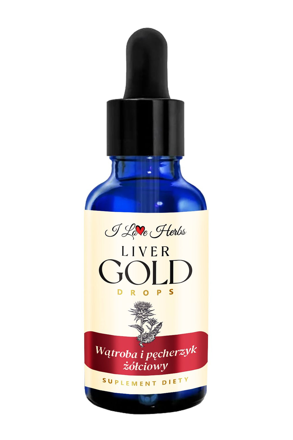 Liver Gold Drops – Leveröga 50ml framsida