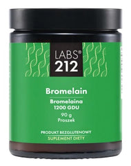 Labs 212 Bromelain 90g baksida näringsfakta