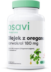 Osavi Nature - Oregano Oil baksida med näringsinformation