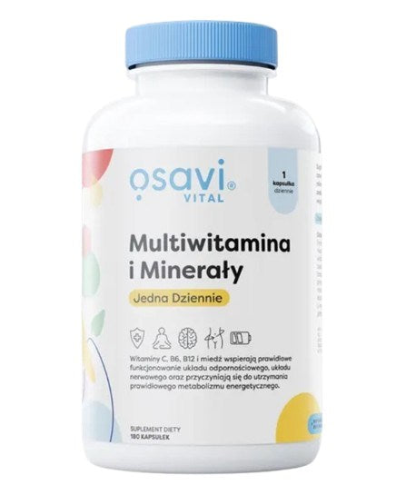 Osavi Multivitamin & Mineraler 180 kapslar framsida
