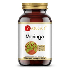 Moringa – 120 kapslar baksida näringsfakta