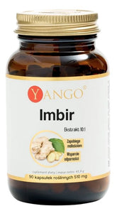 Yango Ginger Extract 10:1 90 kapslar framsida