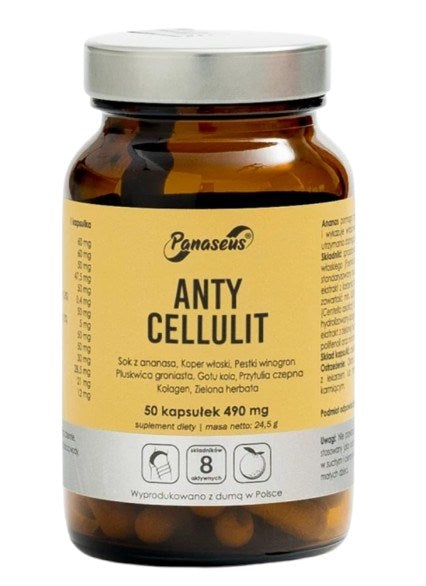 Panaseus Anti-Cellulite framsida förpackning