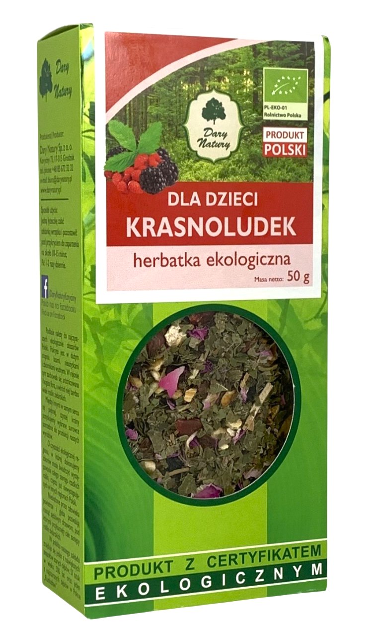 Dary Natury Krasnoludek Organic Tea For Children framsida