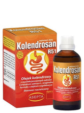Asepta Coriander And Almond Oil baksida med näringsinformation